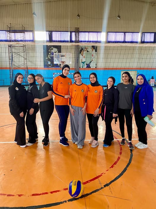 فوز فريق الكرة الطائرة (طالبات) بالمركز الثالث في دوري الجامعة 2025/2026